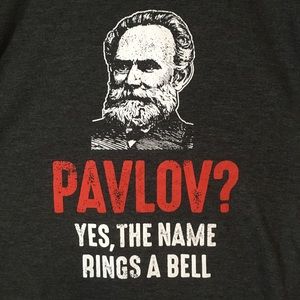 Women’s Pavlov Psychology humor Tee XL